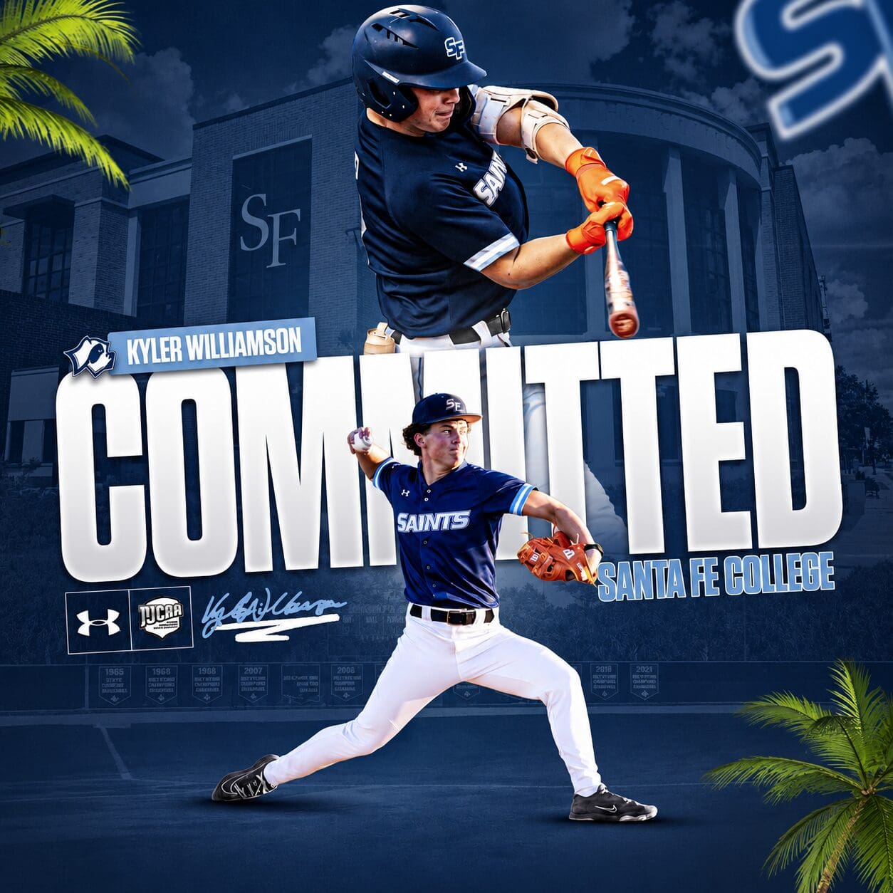 Kyler Williamson Commits to Santa Fe College